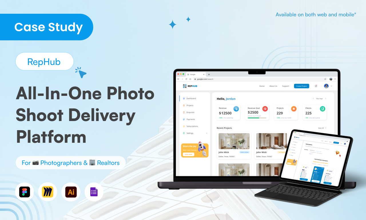RepHub: All-in-One Photo Shoot Delivery Platform