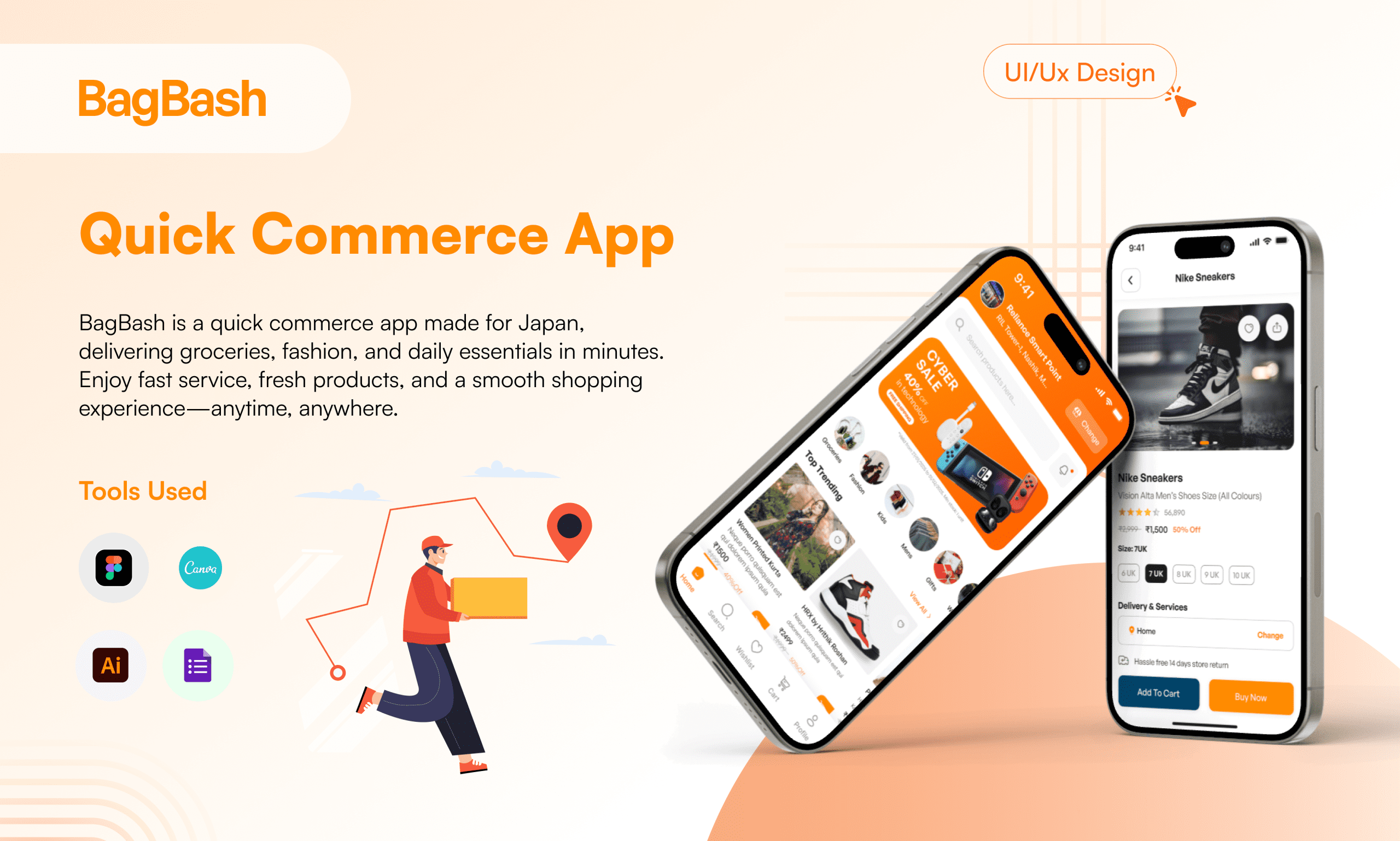 BB – Quick Commerce App Design